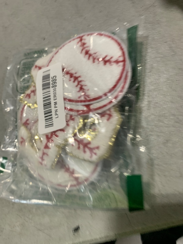 Photo 1 of Zakrafo 20PCS Baseball Iron on Patch Softball 0-9 Number Patches for Clothing Hats Bags Sewing Decoration