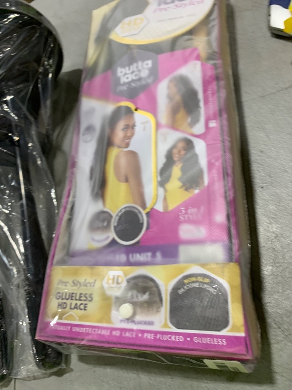Photo 1 of Sensationnel Butta Lace Prestyled Wigs - Unit 5 Glueless 13x4 Hand Tied Deep Lacepart Synthetic Preplucked Hairline (2 DARKBROWN)