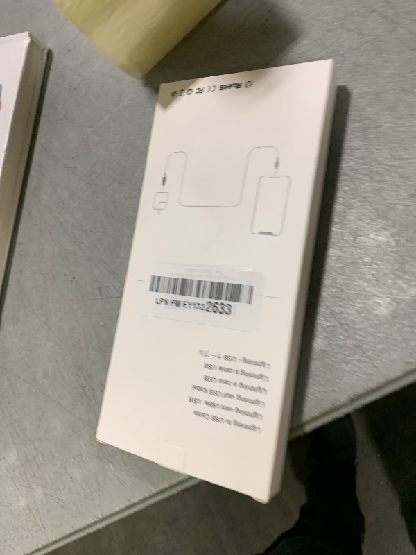 Photo 1 of 3 Pack Apple MFi Certified Charger Cable, Apple Lightning to USB Cable Cord, 2.4A Fast Charging Phone Long Chargers for iPhone 12/11/11Pro/11Max/ X/XS/XR/XS Max/8/7/6/5S/SE (3ft, White)