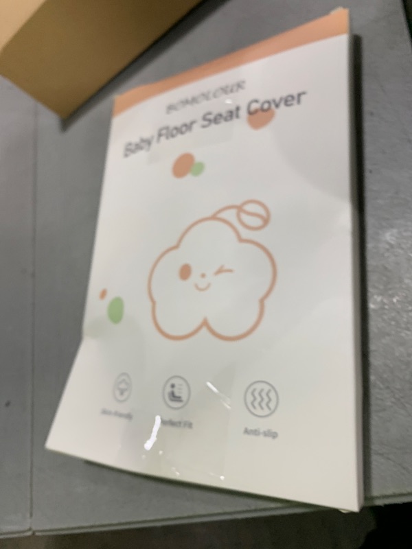 Photo 1 of BOMOLOUR Seat Cover Compatible with Bumbo Seat & Nuby Seat, Soft Breathable Mesh Fabric for Summer, Anti-Slip, Cover Only - Pink Unicorn