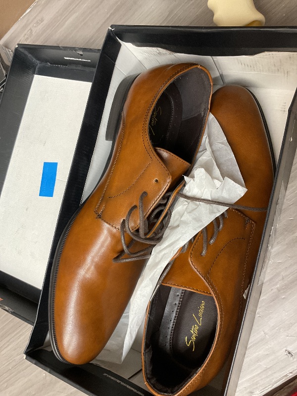 Photo 1 of Bruno Marc Men's Leather Lined Dress Oxfords Shoes,Size 11,Brown,PRINCE-16