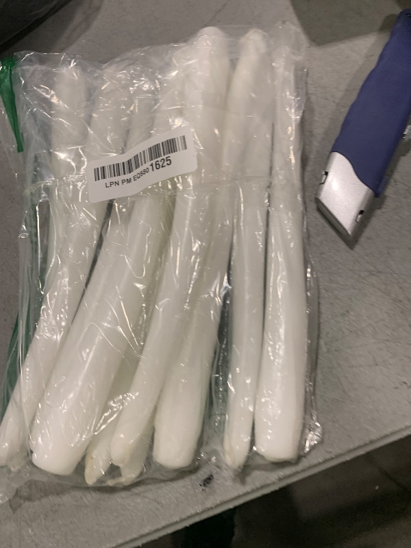 Photo 1 of Stonebriar Tall 10" White Unscented Dripless 10 Count Taper Candles, 7 Hour Burn Time