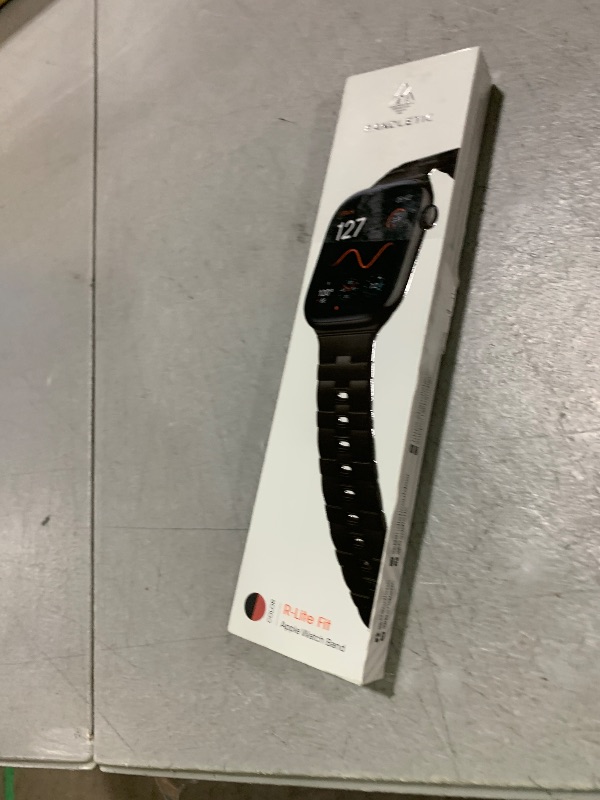 Photo 1 of Bandletic Magnetic Bands Compatible with Apple Watch Band 44mm 45mm 46mm 49mm 42mm(Series 3) for Women Men, Silicone Magnet Strap for iWatch Series 11 10 9 8 7 6 5 4 Ultra SE 3 2 1, Black/Crimson