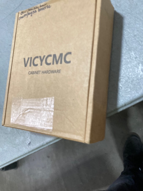 Photo 1 of Vicycmc 3 Inch(76mm) Hole Center Champagne Bronze Zinc Alloy Solid Cabinet Pulls,Dresser Cabinet Handles Luxury Cabinet Pull Hardware for Bedroom, Kitchen 6 Pack 7600