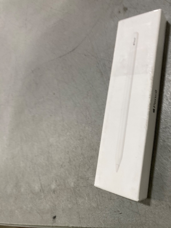 Photo 1 of Apple Pencil (2nd Generation): Device Compatibility Check Required - Pixel-Perfect Precision, Perfect for Note-Taking, Drawing, and Signing documents. Attaches, Charges, and Pairs magnetically.