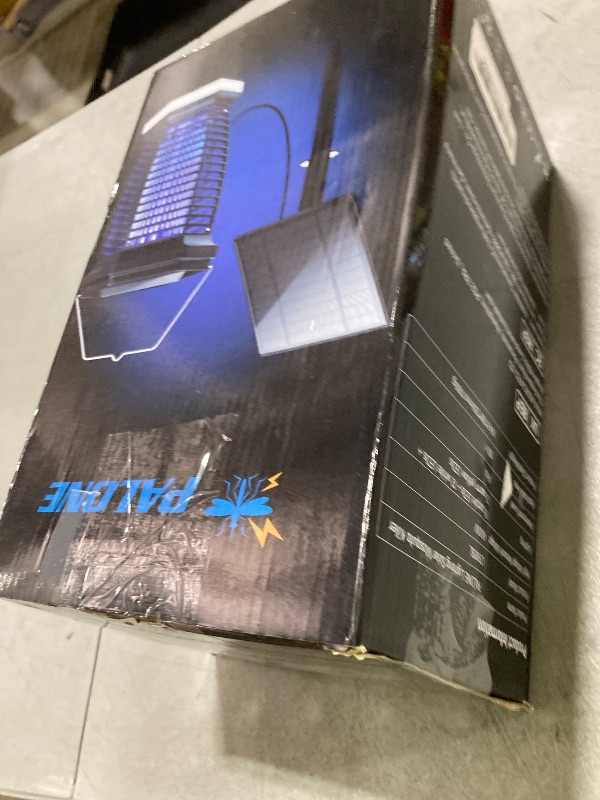 Photo 1 of PALONE Solar Bug Zapper Outdoor, 3 in 1 Mosquito Zapper with 3.5m Extended Solar Panel, 4500V Electric Bug Zapper Indoor, Fly Zapper with 7 Lighting Modes for Camping Outdoor