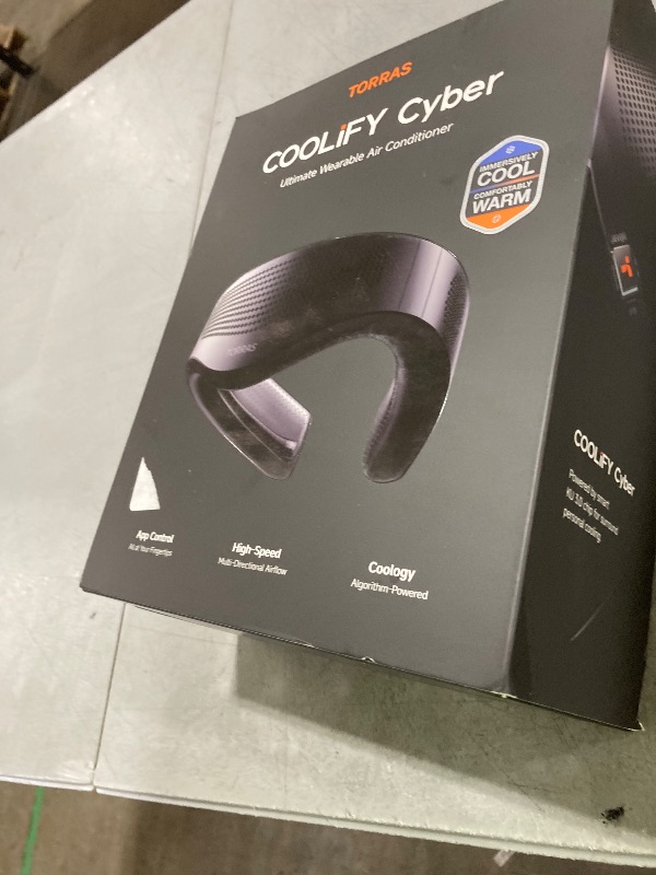 Photo 1 of TORRAS 2025 Top Al Neck Fan Air Conditioner Coolify Cyber, Portable Neck Fans that Blow Cold Air?No.1 Coolest & 720° Immersive Cooling? Personal AC Rechargeable for Outdoor/Indoor. Gifts for Dad/Mom