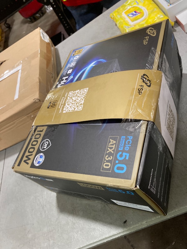 Photo 1 of FSP Hydro G PRO 1000W Power Supply, 80 Plus Gold ATX 3.1 PCIe 5.1 (12V-2X6) Full Modular (HG2-1000-G5T)