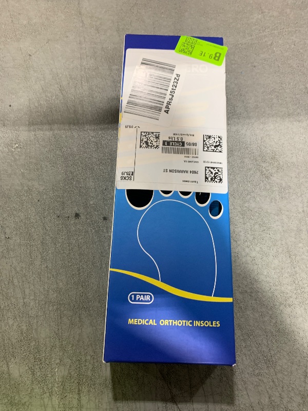 Photo 1 of Plantar Fasciitis Insoles for Men Women - Orthotics Inserts, Shoe Insoles Arch Support Flat Feet Inserts Work Boot Insoles for Standing All Day (Mens 9-9 1/2 | Womens 11-11 1/2)