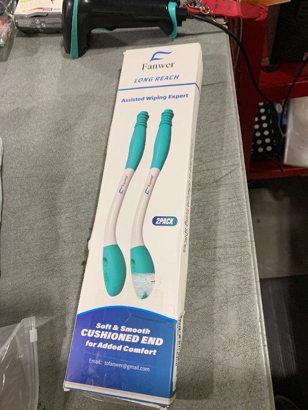 Photo 1 of Fanwer Toilet Aids for Wiping - 15.7" Long Reach Comfort Butt Wiper Tools - Bathroom Bottom Buddy Wiping Self Assist for Disabled,Elderly,Pregnant,Overweight People and Back Surgery Recovery (2 Pack)