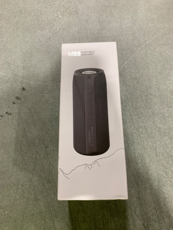 Photo 1 of Bluetooth Speaker,MusiBaby M88 Speakers,Dual Pairing, Bluetooth 5.3,Loud Stereo Sound,Booming Bass,30H Playtime for Home& Outdoor Party,Beach,Portable Speaker,Gifts(Black)