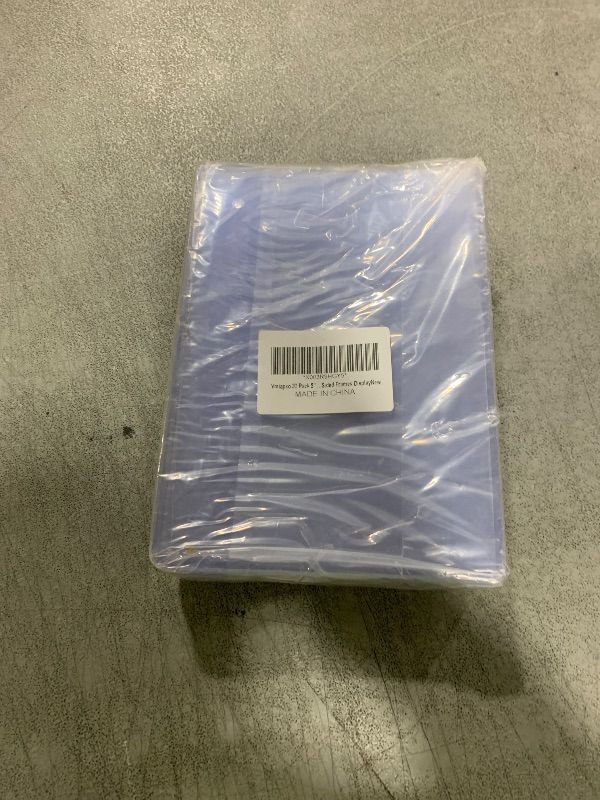 Photo 1 of Vmiapxo 32 Pack Toploaders for Cards, 5X7 Photo Sleeves, Rigid Hard Plastic Card Sleeve-Waterproof Photo Holders, Postcard, Trading, Baseball Cards Collector and Protector (Clear Double Side Display)