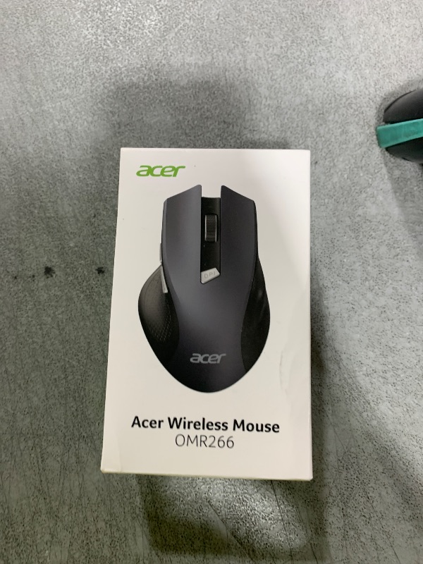 Photo 1 of acer Wireless Mouse for Laptop, 2.4GHz Computer Mouse 3 Adjustable DPI Office Cordless USB Mice with USBA Receiver, 6 Buttons, 1600 DPI, Medium to Large Sized Hands Compatible with PC, Laptop, Desktop