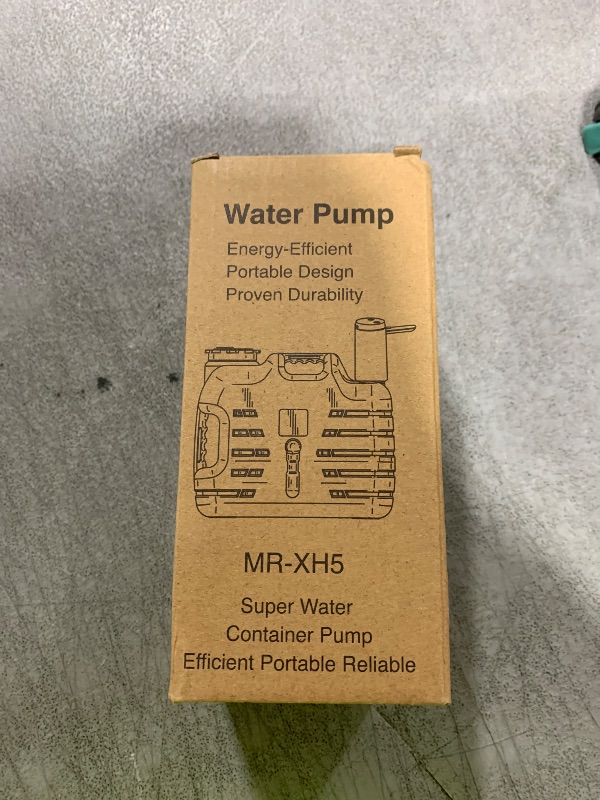View 2 of Automatic Touch Control Water Pump,Only for 5 Gallon,4.8, 3.5, 3.2Gal Camping Water Containers, Green Portable Foldable Helical Water Faucet,Type-C Rechargeable Water Dispenser for Outdoors Hiking