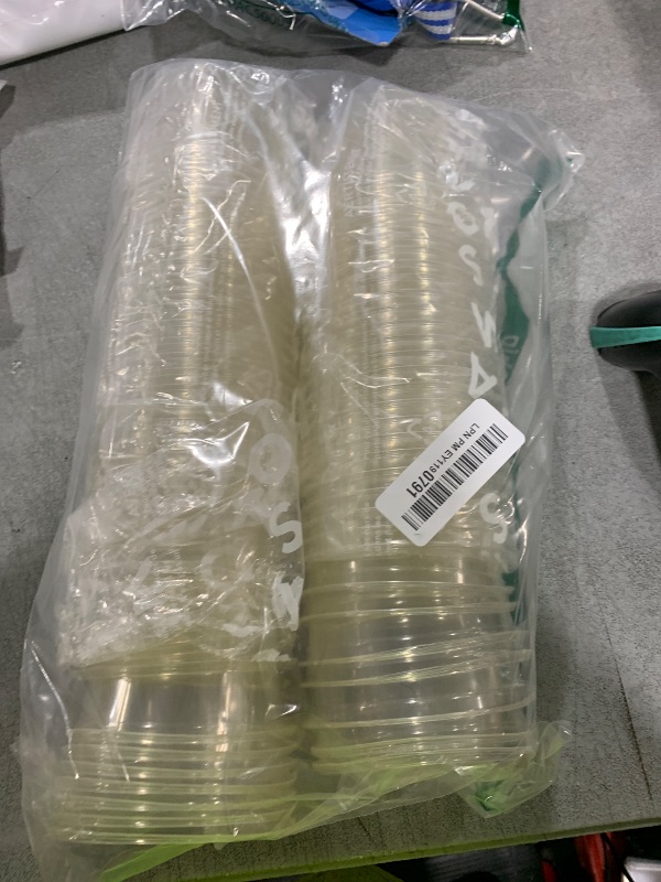 Photo 1 of TOSSWARE NATURAL Arc - Plant Based Clear Cold Cups 12 oz - Plastic Alternative for Parties, Bachelorettes, Weddings - Recyclable - Set of 50