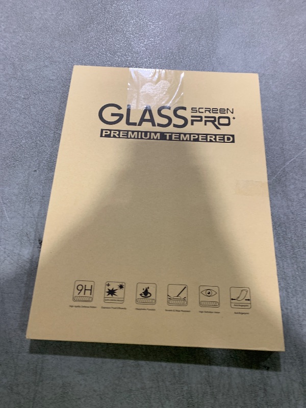 Photo 1 of Esanik [2+2 Pack Like Paper Glass Screen Protector for iPad Pro 13 Inch M4 (2024) with Camera Lens Protector & Alignment Frame, 9H Tempered Glass PAPERed Film for Drawing Writing