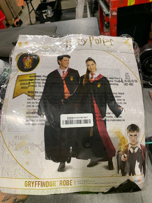 Photo 1 of Disguise unisex adult Gryffindor Costume Outerwear, Black & Red, XL 42-46 US
