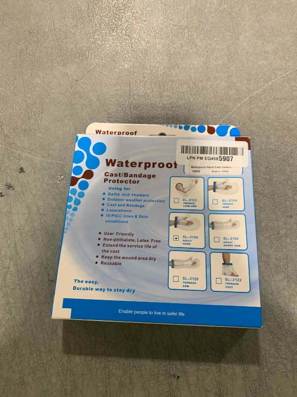 Photo 1 of UpGoing Waterproof Hand Cast Covers for Shower Bath, Adult Watertight Wrist Protector Resuable Wound Bandage Sleeve Bag for Broken Hand, Fingers, Surgery, Burns[2025 Upgrade]