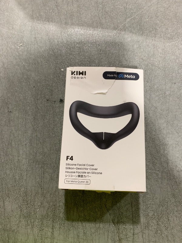 Photo 1 of KIWI design F4 Silicone Facial Cover Compatible with Meta Quest 3S (Made for Meta), NOT Compatible with Quest 3