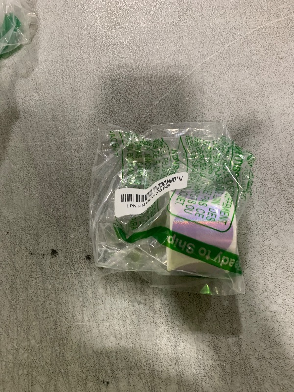 Photo 1 of WANGHENG 1.5 Inch Thermal Labels,Holographic Circle Direct Thermal Stickers,for Address Design DIY Logo Business(300 pcs/Purple dots)