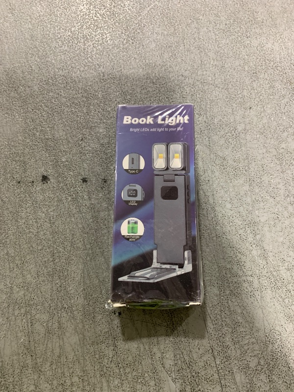 Photo 1 of Dott Arts Book Lights for Reading at Night,Rechargeable 1000mAh Reading Lights for Books in Bed Dual-Heads Small Desk Lamps for Home Office with 5 Colors,Timer Function,LED Clip Light for Kids Room