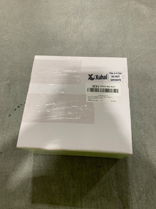 Photo 1 of Xuhal 2 Pcs Digital Turbine Flow Meter Fuel Flow Meter Electronic Fuel Meter with Digital Display Gas Oil Fuel Flow Meter Water Flow Meter ±1% Accuracy for Measure Diesel Kerosene Gasolin (1 Inch)
