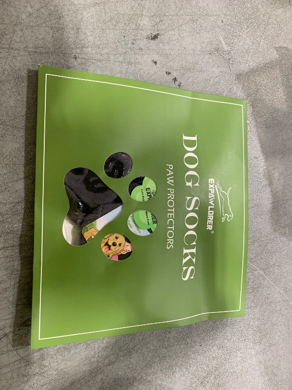Photo 1 of EXPAWLORER Anti-Slip Dog Socks,Dog Boots&Paw Protectors to Prevent Licking,Dog Shoes for Hot/Cold Pavement, Double Sides Non-Skid Traction Control on Hardwood Floor for Senior Dogs