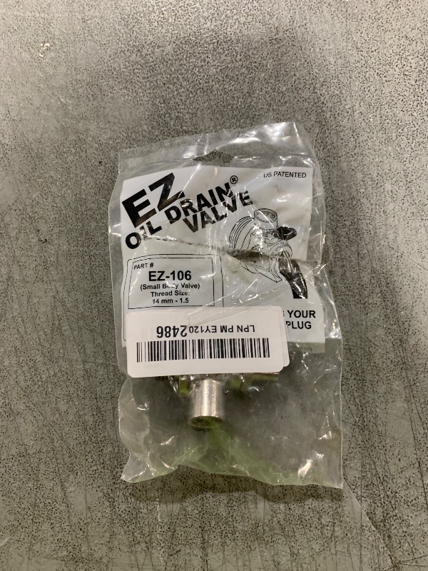 Photo 1 of EZ-106(14mm-1.5) EZ Oil Drain Valve with removable Hose End Combo