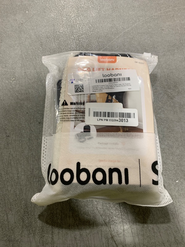 Photo 1 of LOOBANI Portable Dog Sling for Back Legs, Hip Support Harness to Help Lift Dogs Rear for Canine Aid and Old K9 Cruciate Ligament Rehabilitation