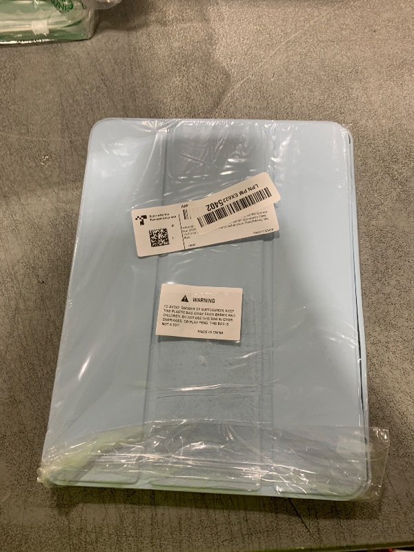 Photo 1 of Akkerds Compatible with iPad Air 11 Inch Case 7th/6th Generation (M3/M2) 2025/2024, for iPad Air 5th/4th Generation Case 10.9 Inch 2022/2020 with Pencil Holder[Auto Sleep/Wake], Sky Blue
