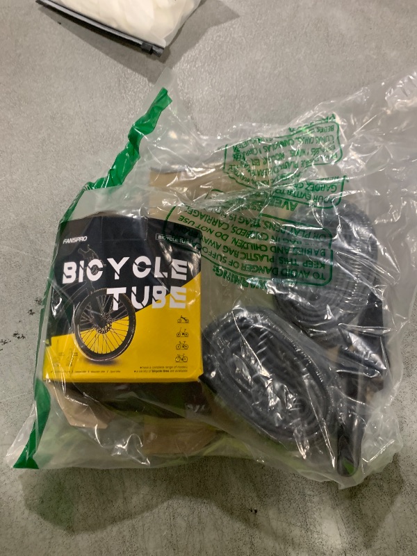 Photo 1 of FANSPRO 2 Pack of 26 Inch Bike Tube 26x1.75 26x1.95 26x2.10 26x2.125 Heavy Duty Bicycle Tube with 2 Tire Levers,48mm Schrader Valve Premium Quality Butyl Inner Tube