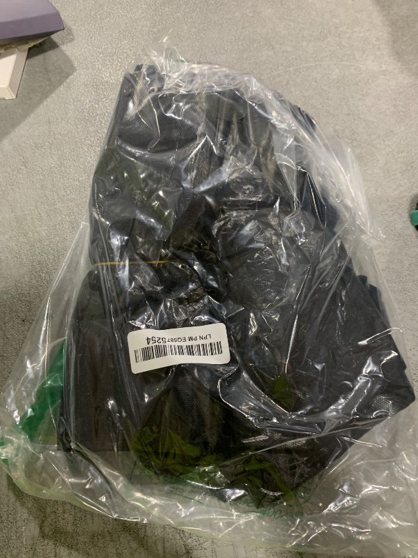 Photo 1 of LimonLaviu Black Plastic Grocery Bags, 100 Pack, 11.5'x 6.5" x 21', 22 Pound Capacity, Heavy Duty, Unscented