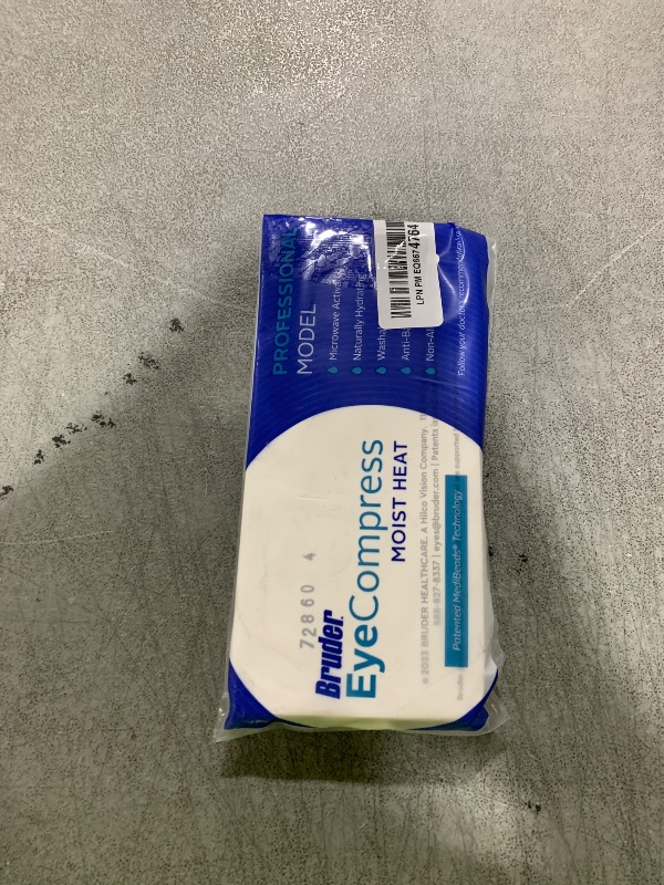 Photo 1 of Bruder Moist Heat Eye Compress | Microwave Activated | Fast Acting and Effective Relief for Dry Eye and Other Eye Irritation