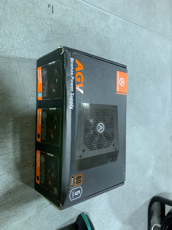 Photo 1 of ARESGAME AGV Series 500W Power Supply, 80 Plus Bronze Certified, Non Modular Power Supply, 5 Year Warranty