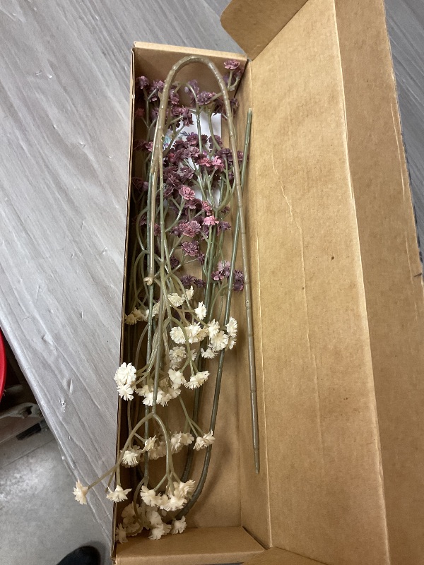 Photo 1 of N&T NIETING Baby Breath Flowers Fall Flowers,10Pcs Fake Gypsophila Plants Artificial Baby Breath Flowers for Wedding Bouquets Party Home Garden Decoration Pink