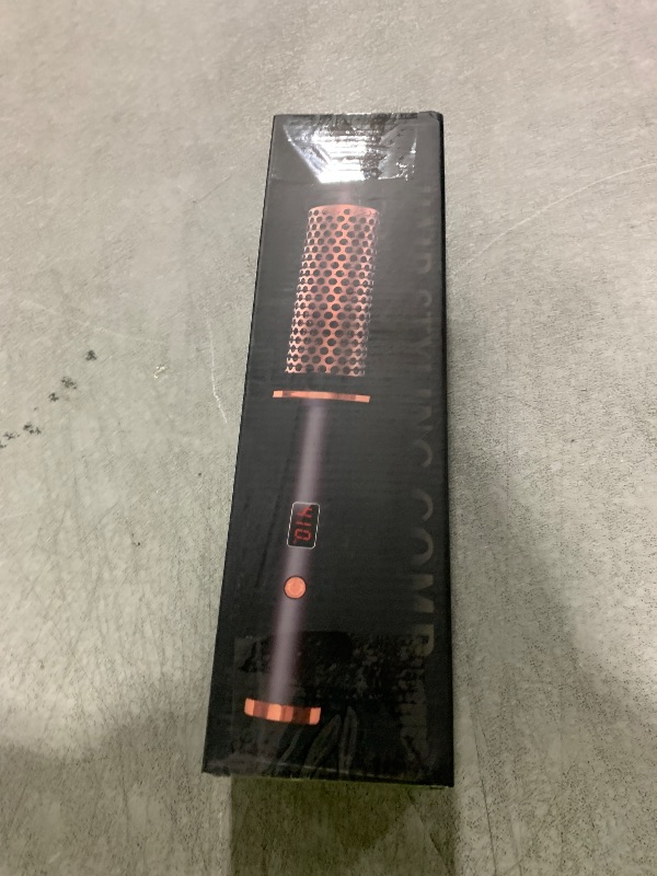 Photo 1 of 1 1/2 Inch Thermal Brush, Curling Heated Brush Round Fast Heating for Women, Double Voltage for Travel for Hair Straightening Curling Volumize, Ceramic Tourmaline Technology