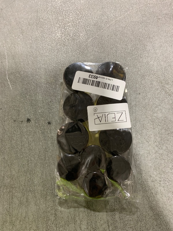 Photo 1 of ZEJIA 10pcs Small Travel Containers, Black Sample Containers with Screw Lids, 5 Size 3/5/10/15/20 Gram Sample Jars with 12pcs Labels and 2pcs Mini Disposable Spatula, Makeup Sample Containers BPA Free