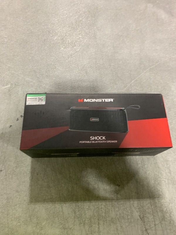 Photo 1 of Monster Shock Portable Bluetooth Speaker, True Wireless Speaker, 30W Loud Stereo Sound, IPX6 Waterproof,17 Hours Playback, Bluetooth 5.4 TWS Pairing ?Outdoor Speakers with Handle