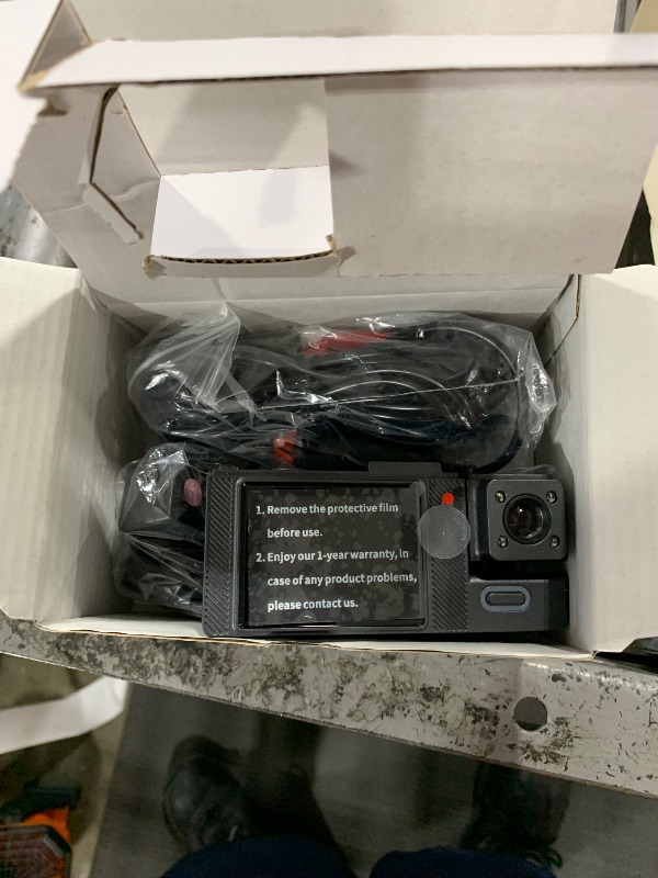 Photo 1 of Dash Cam Front Rear, 3 Channel Dash Cam, 5G WiFi Dash Camera for Cars, 4K UHD Car Camera with Night Vision, 24 Hours Parking Monitor, HDR, App Control, Loop Recording
