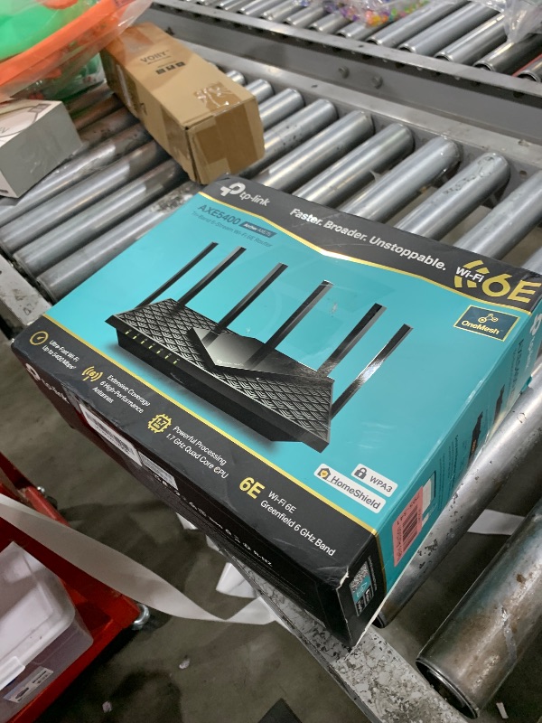 Photo 1 of TP-Link AXE5400 Tri-Band WiFi 6E Router (Archer AXE75)- Gigabit Wireless Internet for Gaming, VPN, OneMesh, WPA3