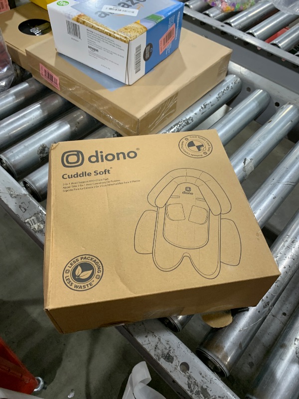 Photo 1 of Diono Cuddle Soft 2-in-1 Head Support, Comforting Head and Body Support for Babies, Converts depending on Infants Size, Purple Wildberry