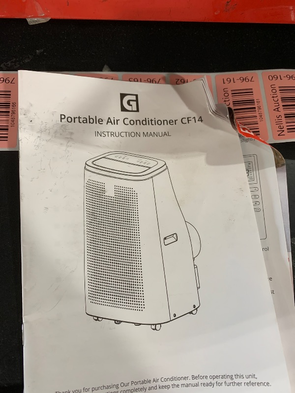 Photo 1 of 14,000 BTU Portable Air Conditioner for Indoor Rooms, 3-In-1 AC Unit for Bedroom 550-750 Sq.Ft, Dehumidifier, Fan, Sleep Mode, 24 Timer, Remote Control, Window Kits
