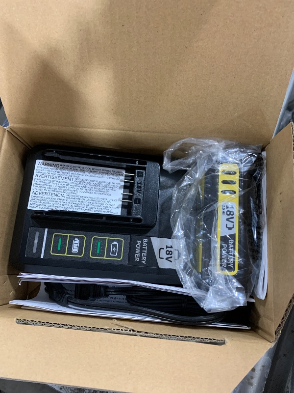 Photo 1 of Kärcher Starter Kit Battery Power 18/25, 18 V Battery with 2.5 Ah and Fast Charger, Compatible Garden Tools, Real Time Technology, Intelligent Cell Monitoring, Lithium-Ion Cells
