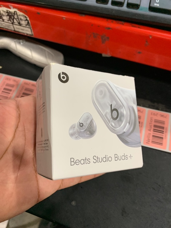 Photo 1 of ONE EARBUD DOES NOT WORK ----------------------------------------------------------------------------Beats Studio Buds + | True Wireless Noise Cancelling Earbuds, Enhanced Apple & Android Compatibility, Built-in Microphone, Sweat Resistant Bluetooth Headp