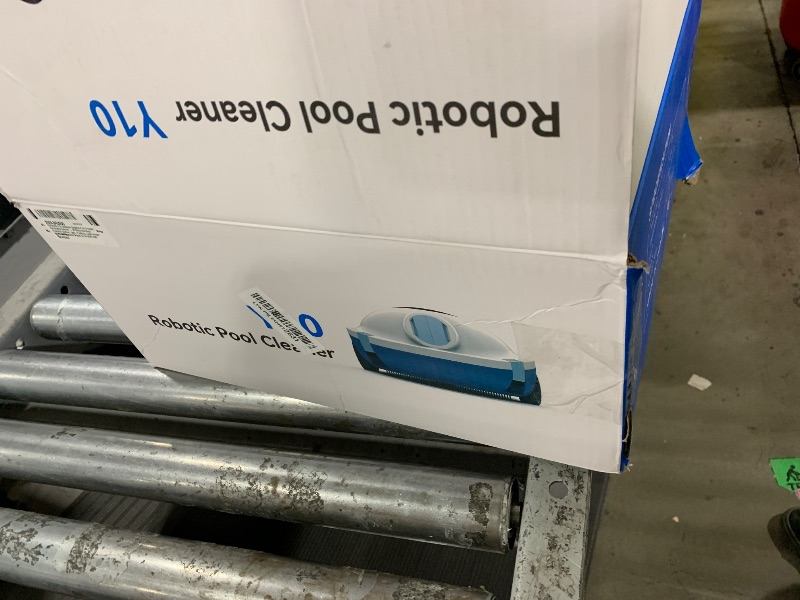 Photo 1 of OUCAXIA Y10 Cordless Robotic Pool Cleaner Automatic Vacuum - 90 Mins Runtime, Powerful Suction, Self-Parking, Lightweight for Above/Inground Pools Up to 65ft/1100 Sq.Ft, White