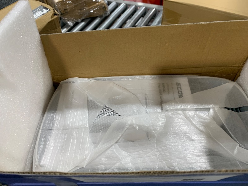 Photo 1 of Air Purifiers for Home Large Room, Cover Up to 2400 Ft² with True HEPA Filter, Smart Mode, PM2.5 Air Quality Display, 22dB Sleep Mode, Aromatherapy with 2X-Purification & 360°Air Outlet, HAP603, White