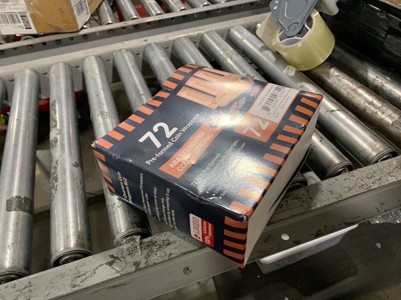 Photo 1 of L LIKED 72 PCS Preformed Coin Wrappers Rolls-Quarters