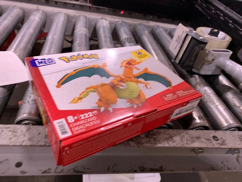 Photo 1 of MEGA Pokémon Building Toys Set Charizard with 222 Pieces, Articulated and Poseable, 4 Inches Tall, for Kids
