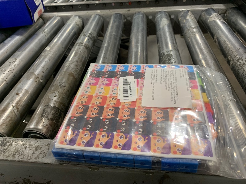 Photo 1 of 100 Math Linking Cubes, Math Cubes with 320 Reusable Stickers Manipulative Geometric Shapes Connecting and Counting Snap Blocks for Early Math & Construction, Educational Toy for Preschool, Homeschool