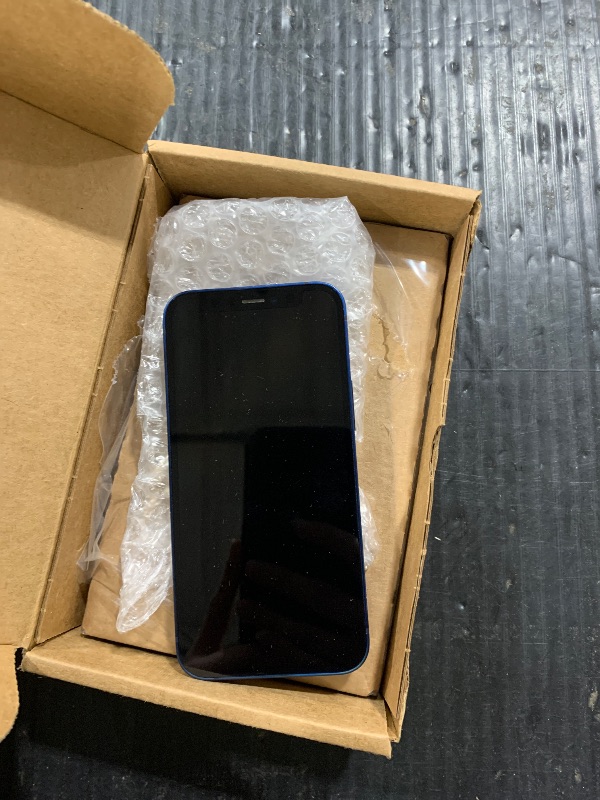 Photo 1 of Apple iPhone 12 Mini 5G, US Version, 128GB, Blue - Unlocked (Renewed)